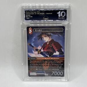 Final Fantasy TCG Gunslinger In The Abyss Ayame 29-002R Graded 10 Gem Mint Card